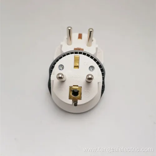 European Grounded Power Plug Adapter Converter